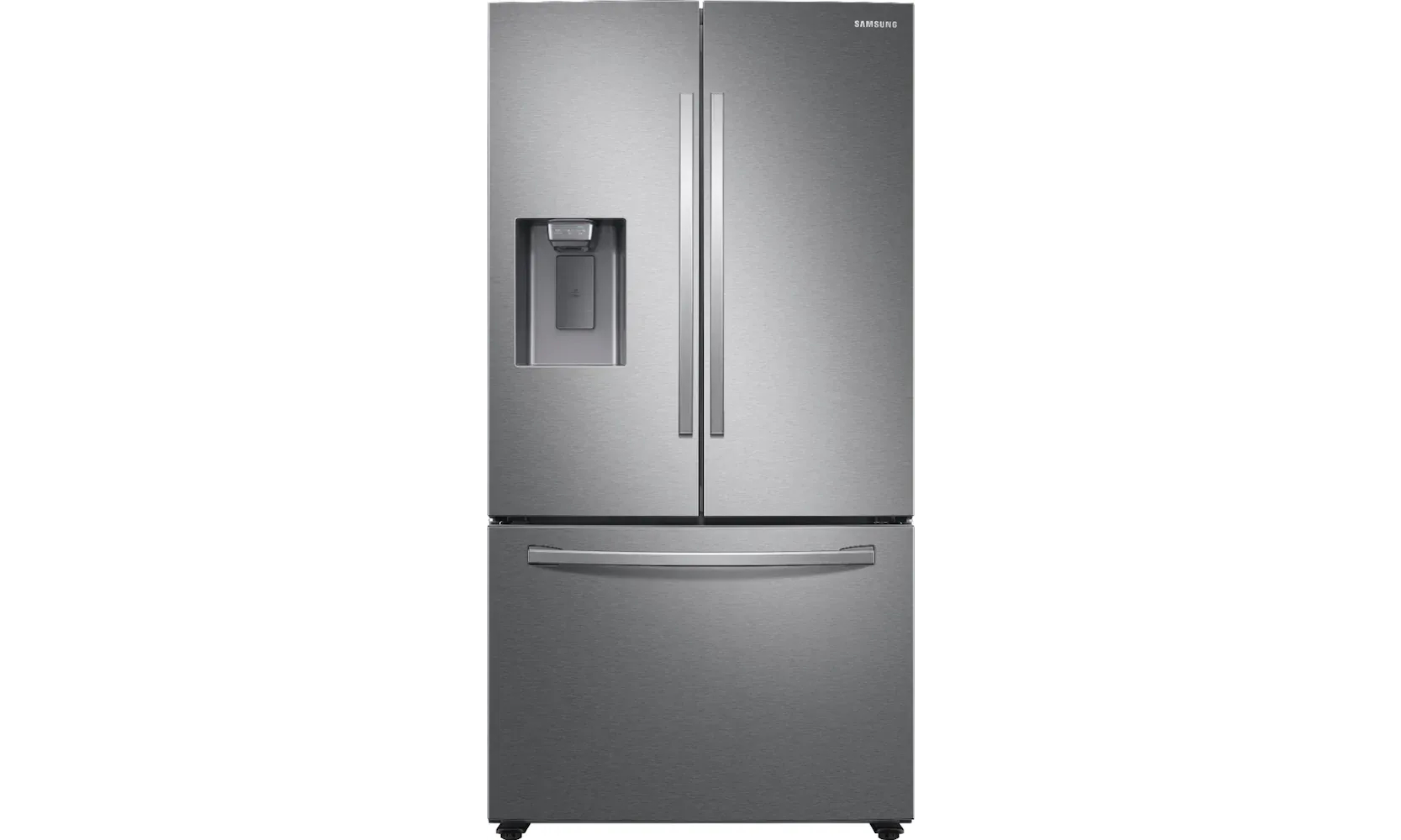 Samsung (RF27T5201SR/AA) 27 cu. ft. Large Capacity 3-Door French Door Refrigerator with External Water & Ice Dispenser - Stainless steel