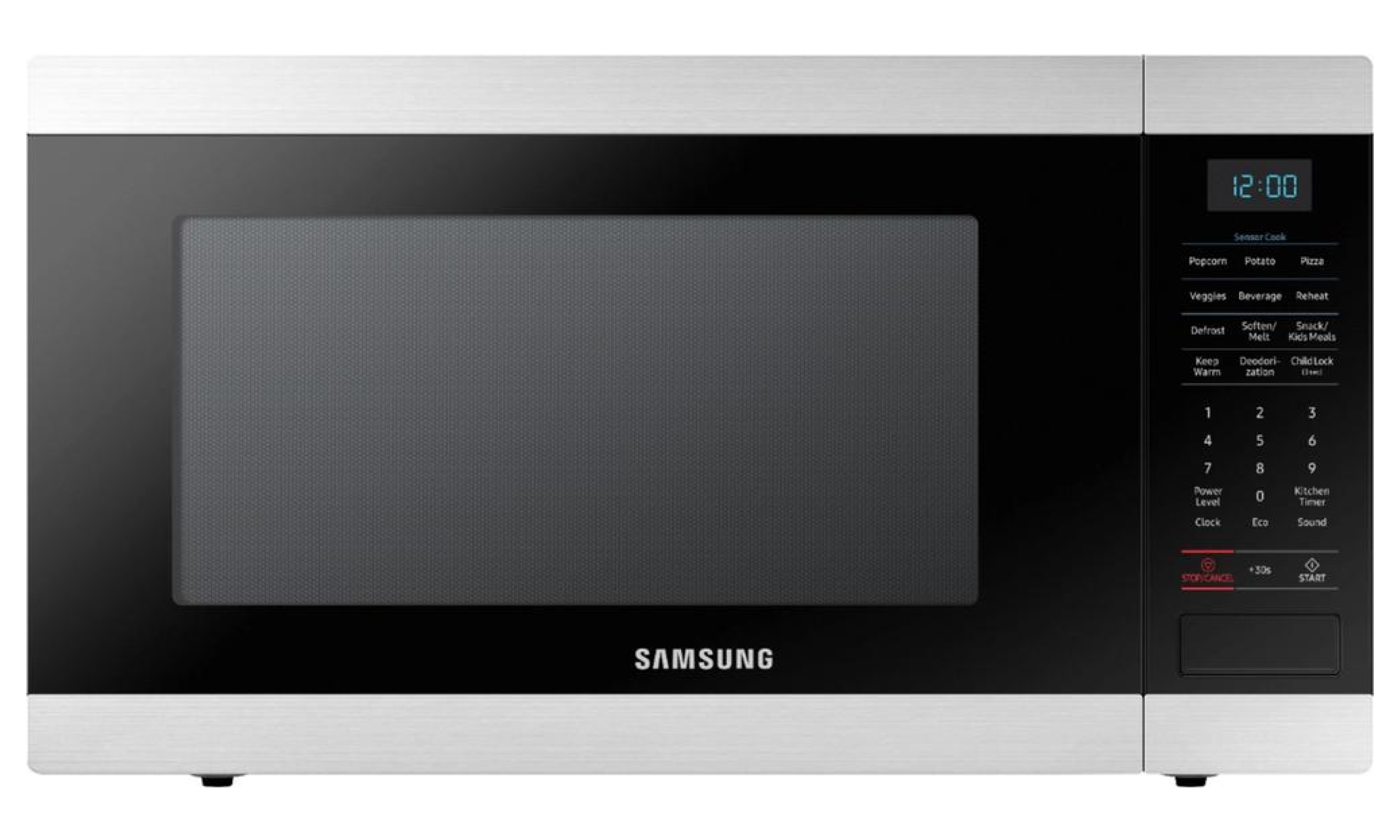 Samsung 1.9 cu. ft. Countertop Microwave with Sensor Cook - Stainless steel - MS19M8000AS
