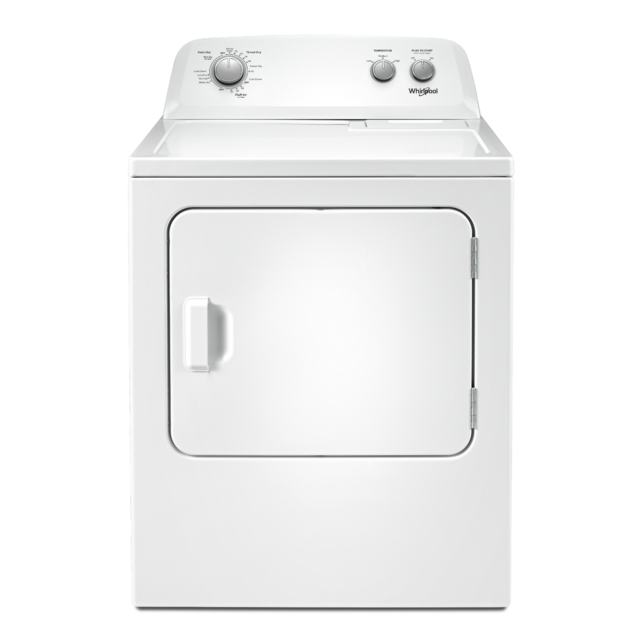 7.0 cu. ft. Top Load Electric Dryer with AutoDry™ Drying System YWED4850HW