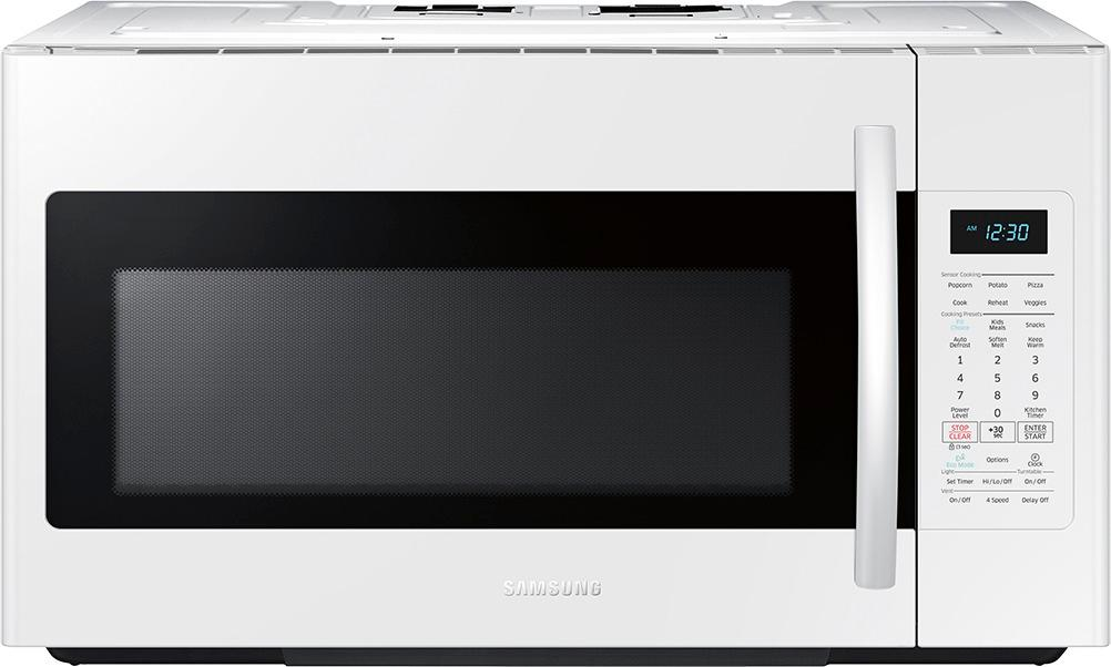 Samsung 1.8 cu. ft. Over-the-Range Microwave with Sensor Cooking (White) - ME18H704SFW 