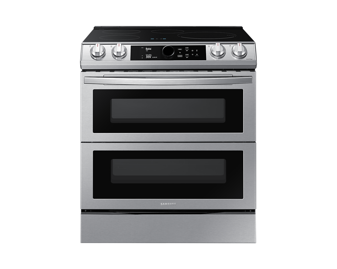 30" 6.3 cu. Ft. Smart Induction Slide-in True Convection Range with Air Fry NE63T8951SS/AC